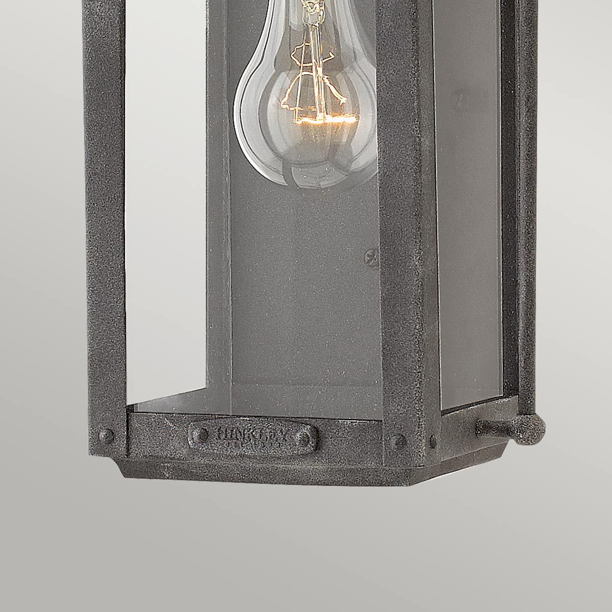 Anchorage 1/2Lt Wall Lantern - Aged Zinc E27 IP44 - Image 4