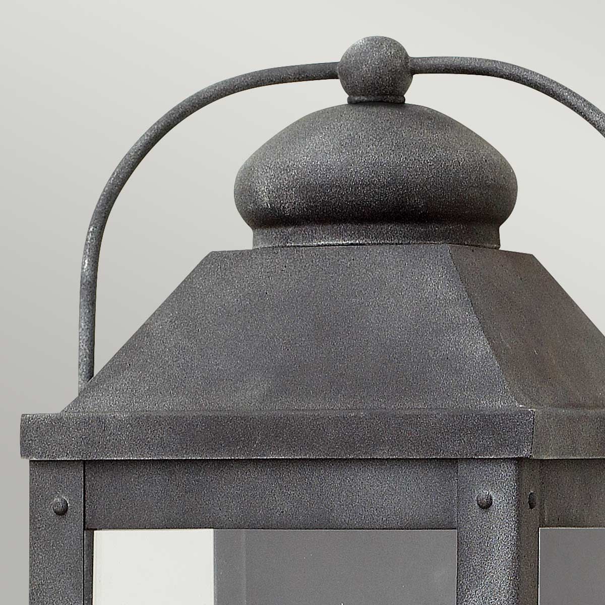 Anchorage 1/2Lt Wall Lantern - Aged Zinc E27 IP44 - Image 7