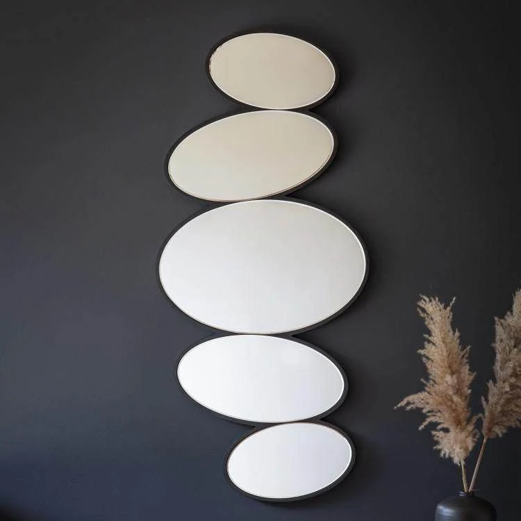 Anderson Pebble Stack Mirror W540 x D20 x H1180mm - Image 2