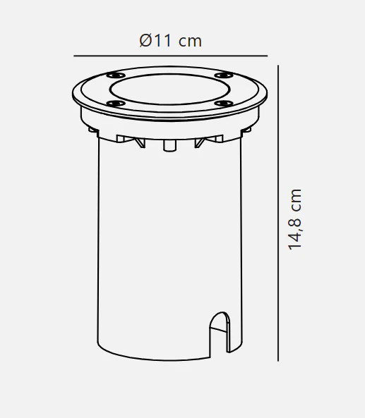 Andor Recessed light- Stainless steel - Image 3