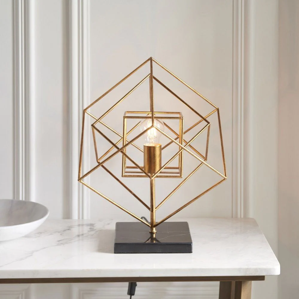 Andorra Antique Gold Table Lamp - Image 2