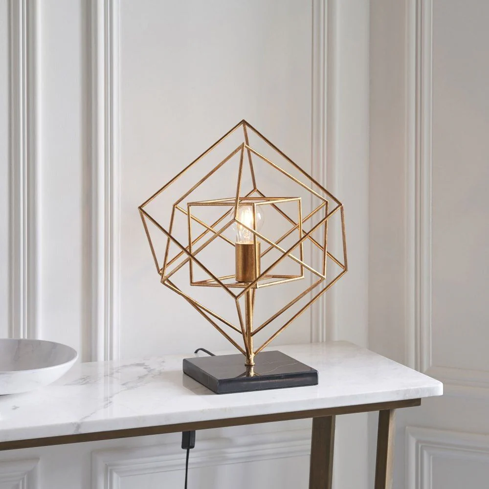 Andorra Antique Gold Table Lamp - Image 7
