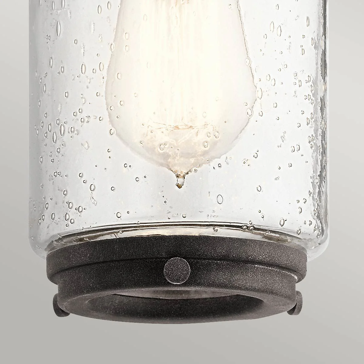 Andover 1 Light Small/Medium/Large Outdoor Wall Lantern - Weathered Zinc E27 IP44 - Image 5