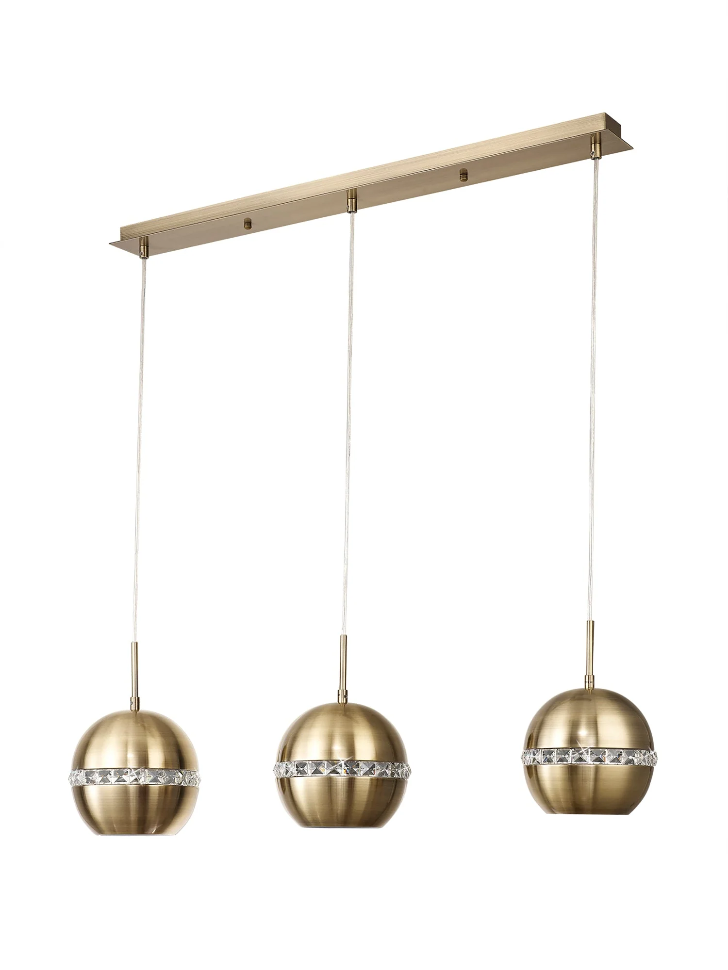 Andrea 3Lt Linear Pendant - Various Colours - Image 3