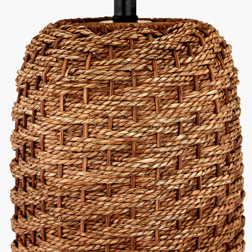 Andros Brown Woven Seagrass Table Lamp - Image 3