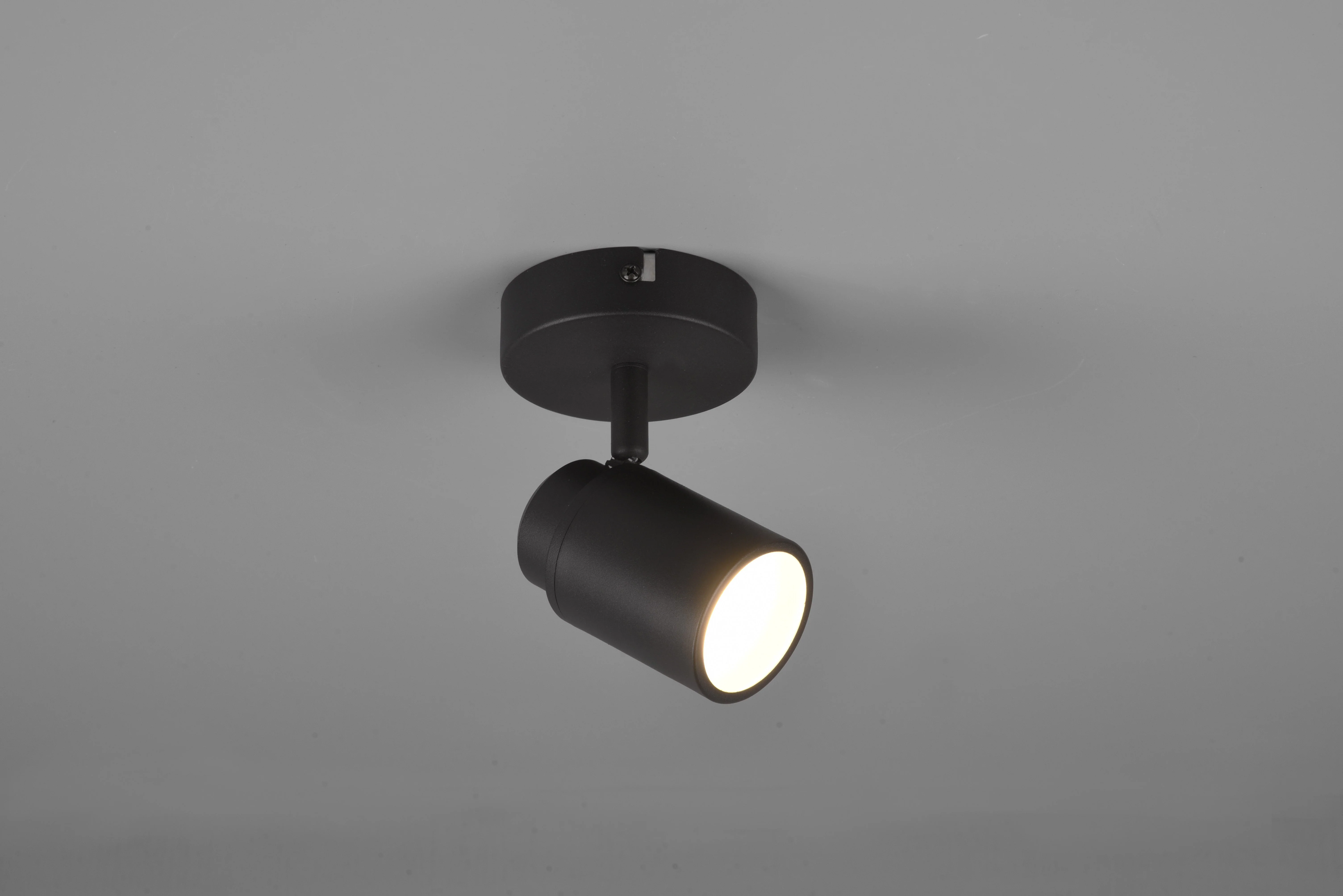 Angelo Wall/Ceiling Spotlight - Chrome/Black - Image 5