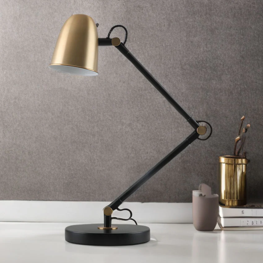 Anglepoise Task Table Lamp - Brass/ Black/ Beige Finishes - Image 5