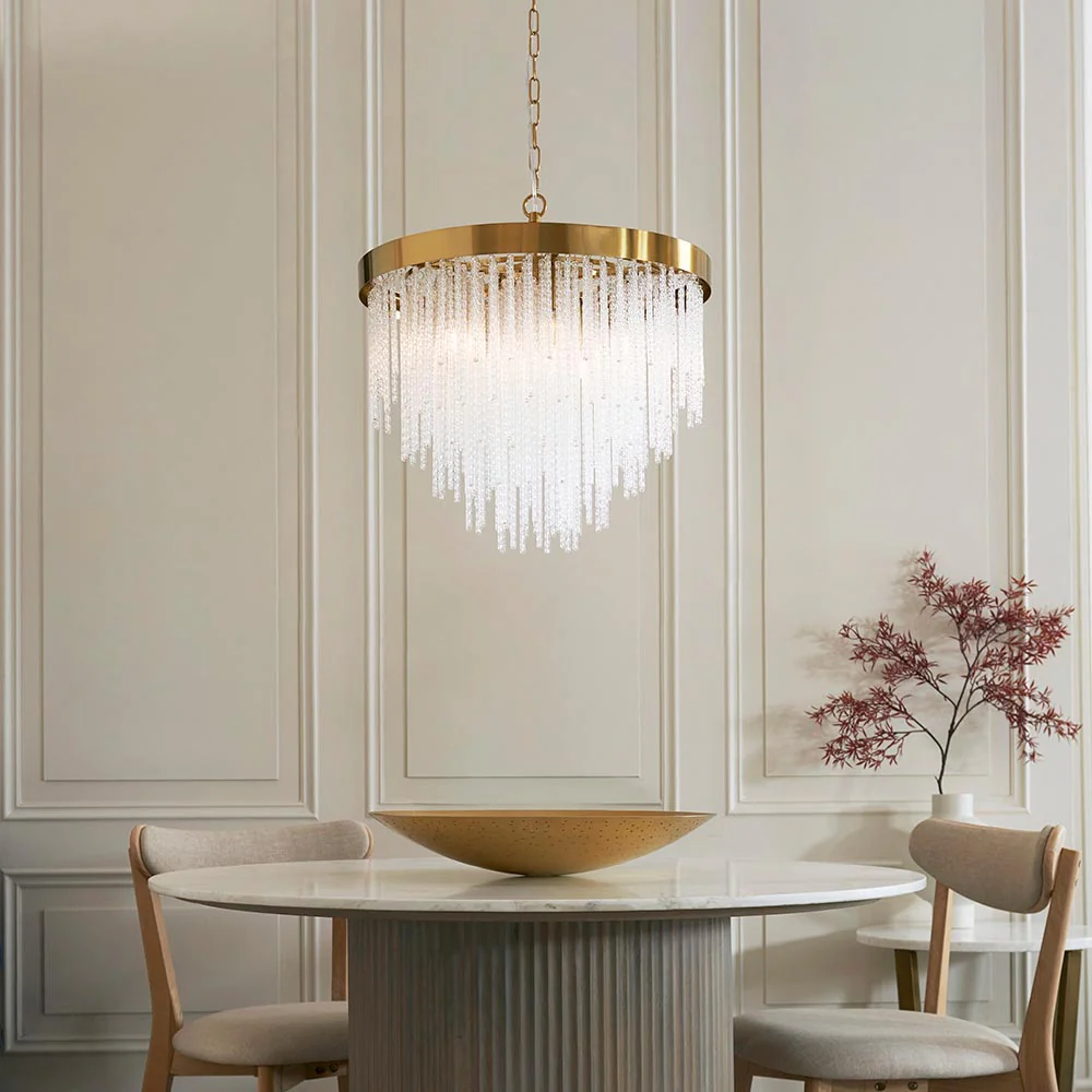Zafra 5Lt/ 9Lt Ceiling Light- Aged Brass Finishes - Image 3