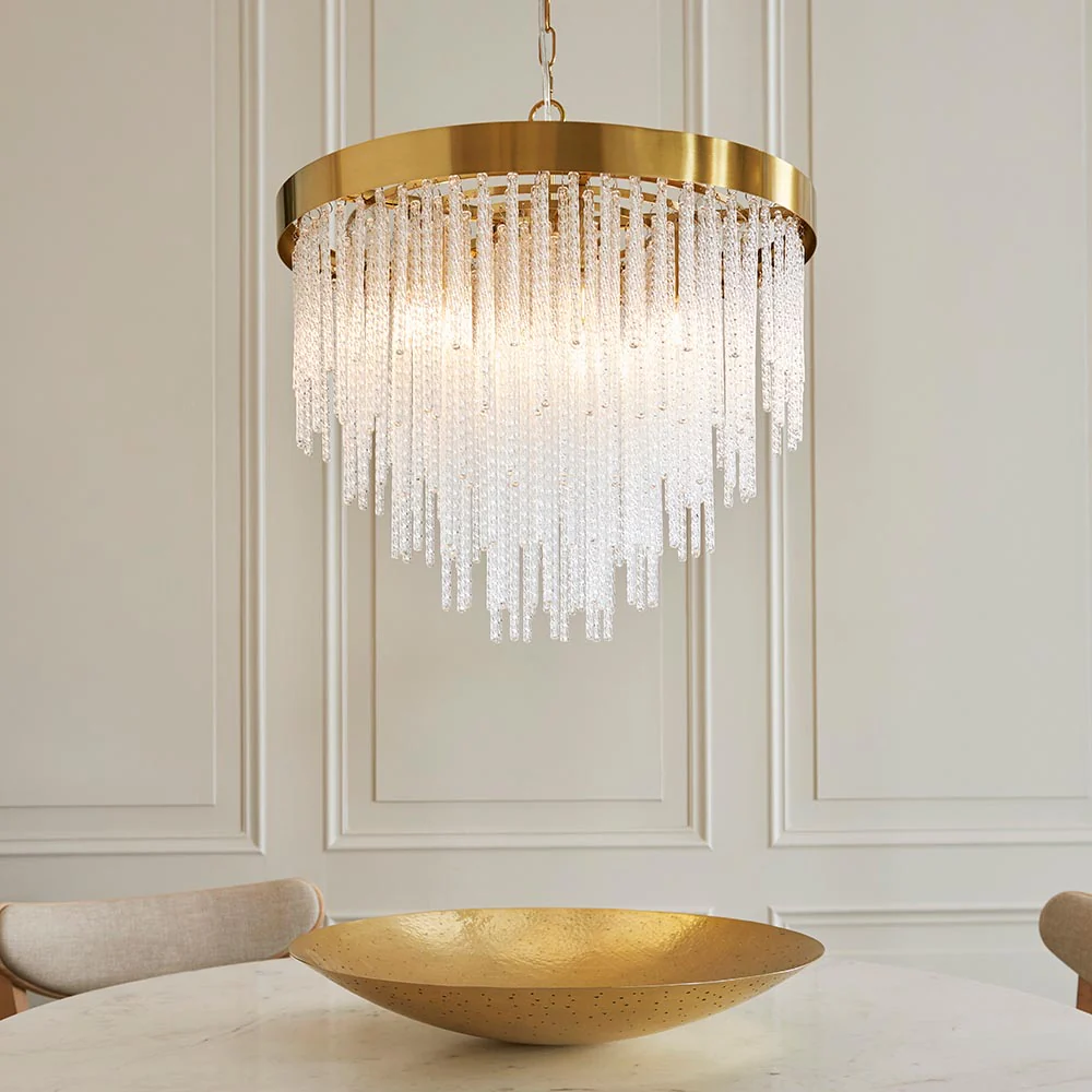 Zafra 5Lt/ 9Lt Ceiling Light- Aged Brass Finishes - Image 5