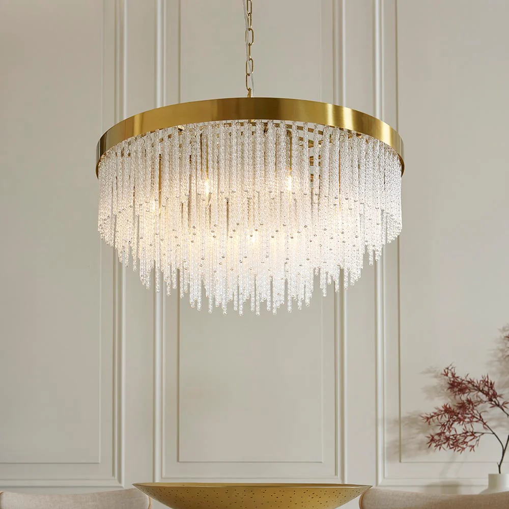 Zafra 5Lt/ 9Lt Ceiling Light- Aged Brass Finishes - Image 9