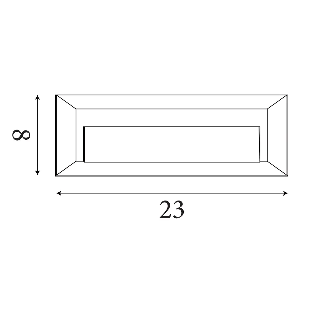 Ankle Outdoor Wall Light - Dark Grey Metal & Frosted Glass - Image 2