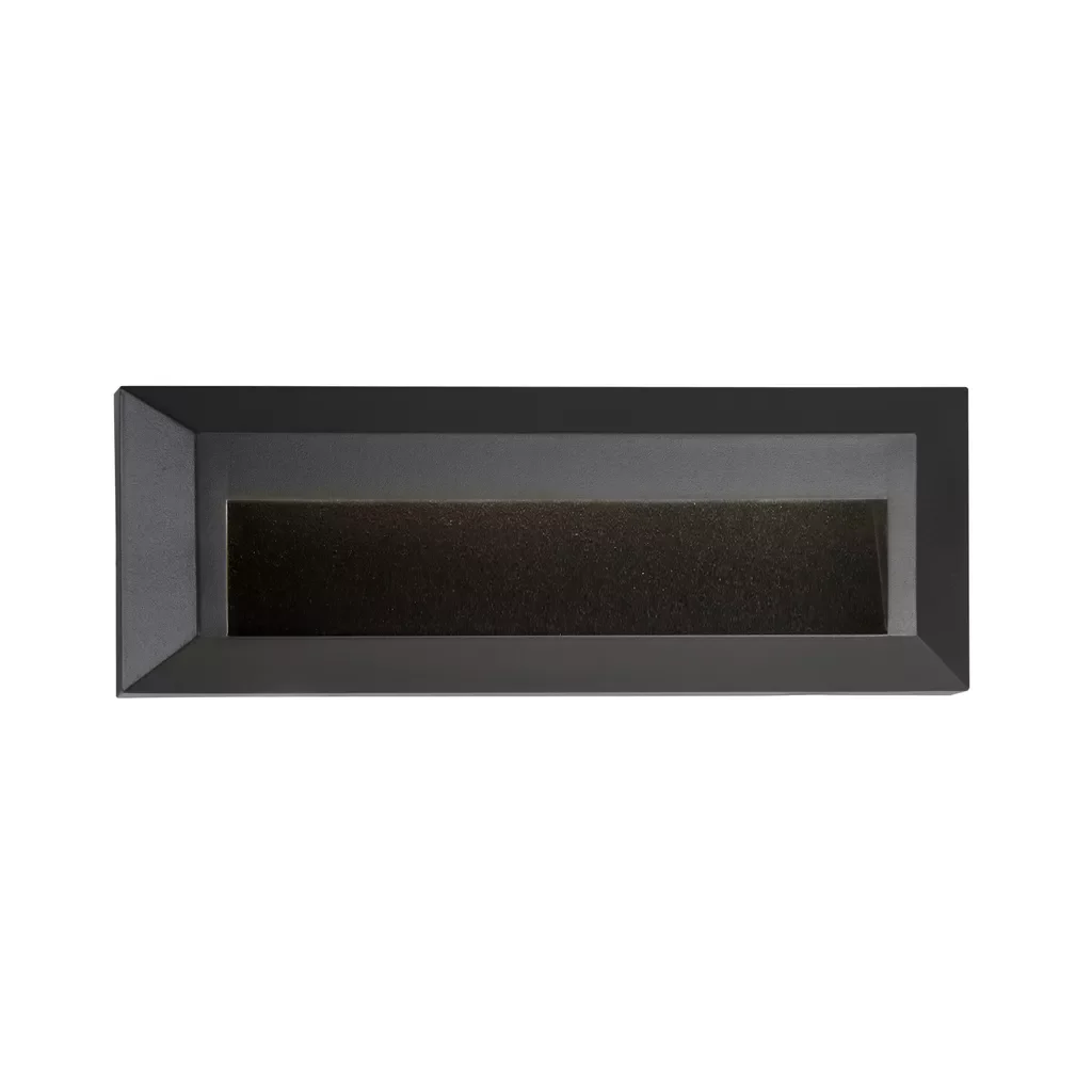 Ankle Outdoor Wall Light - Dark Grey Metal & Frosted Glass - Image 3