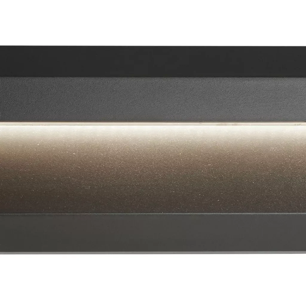 Ankle Outdoor Wall Light - Dark Grey Metal & Frosted Glass - Image 4