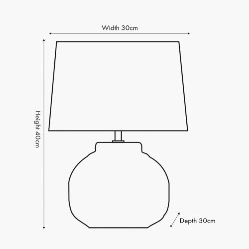 Anneli Warm White Aztec Texture Ceramic Table Lamp - Image 2