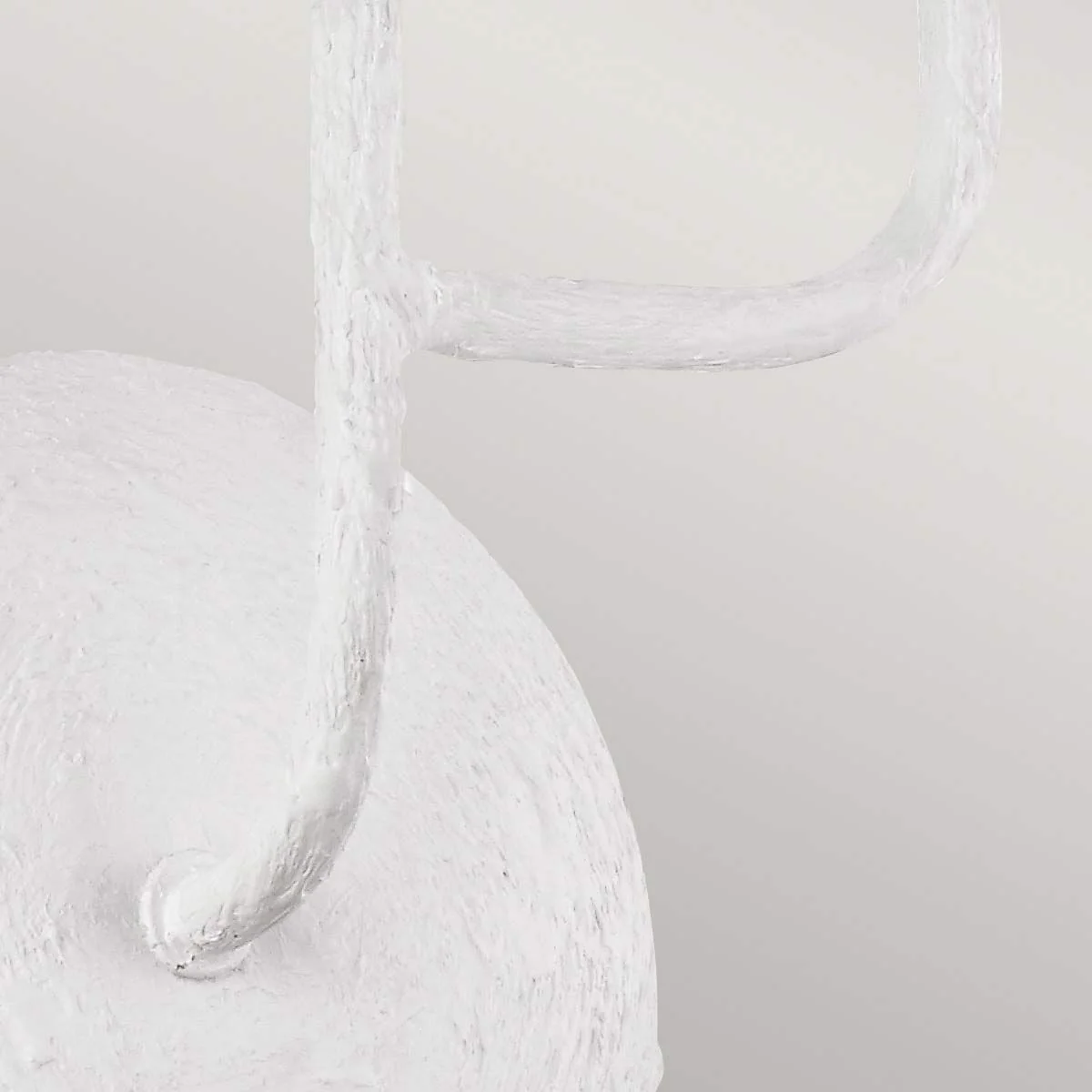 Annie 3 Light Wall Light - Textured Plaster White IP20 E14 - Image 4