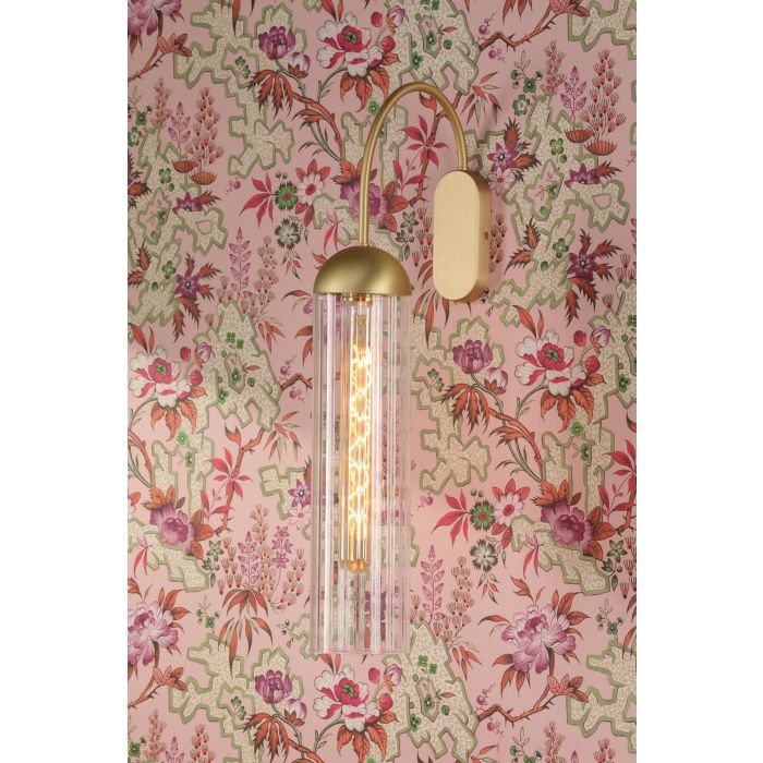 Anouk Wall Light Ribbed Glass and Brushed Brass - Image 4