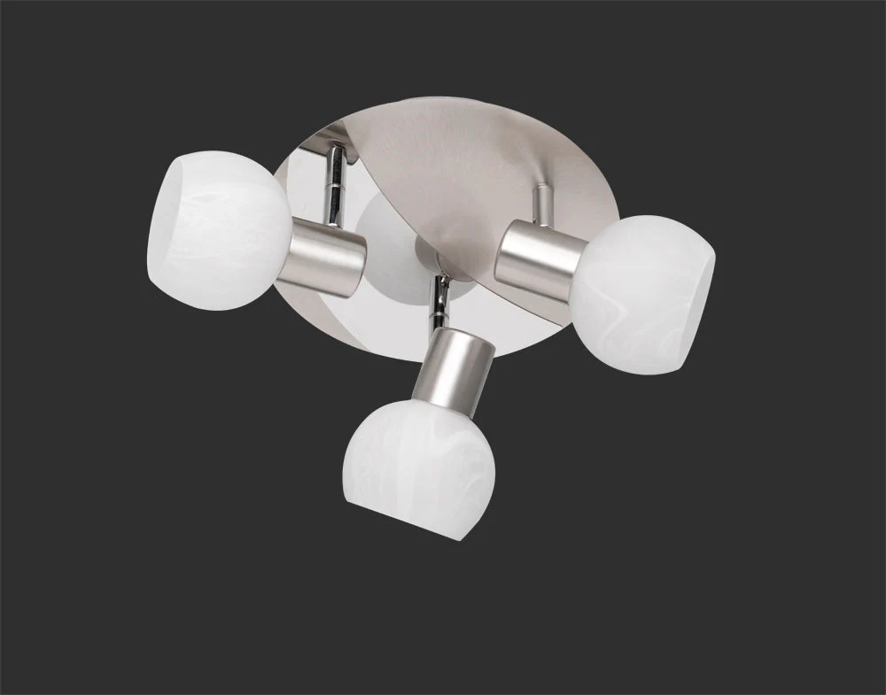 Antibes 3Lt Round Plate Spotlight - Nickel - Image 2