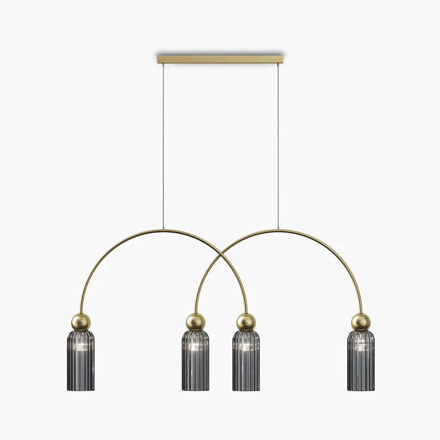 Antic 4 Light Pendant Lamp - Image 3