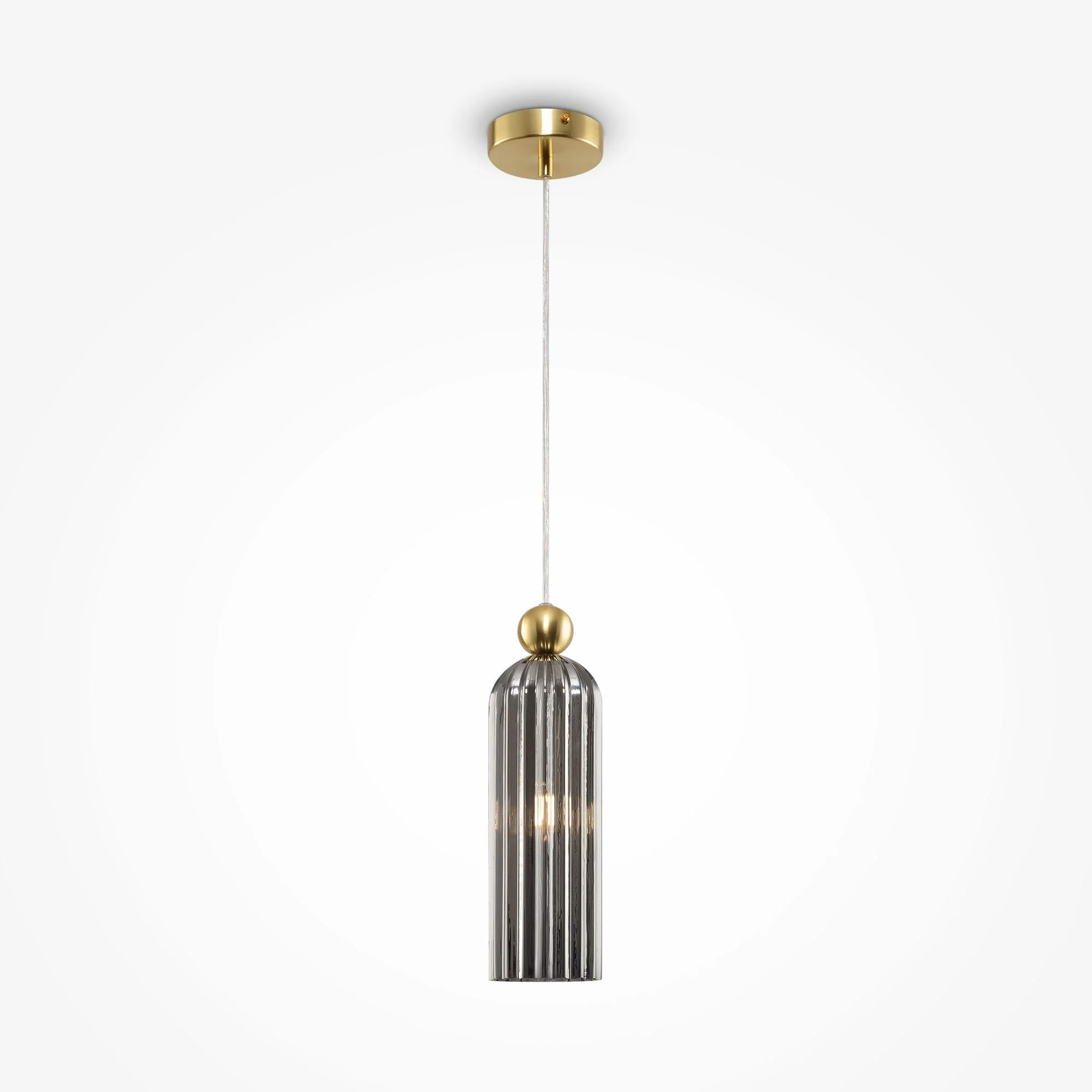 Antic Pendant Lamp - Brass & Grey/Brass & Cognac/Brass & White Finish - Image 3