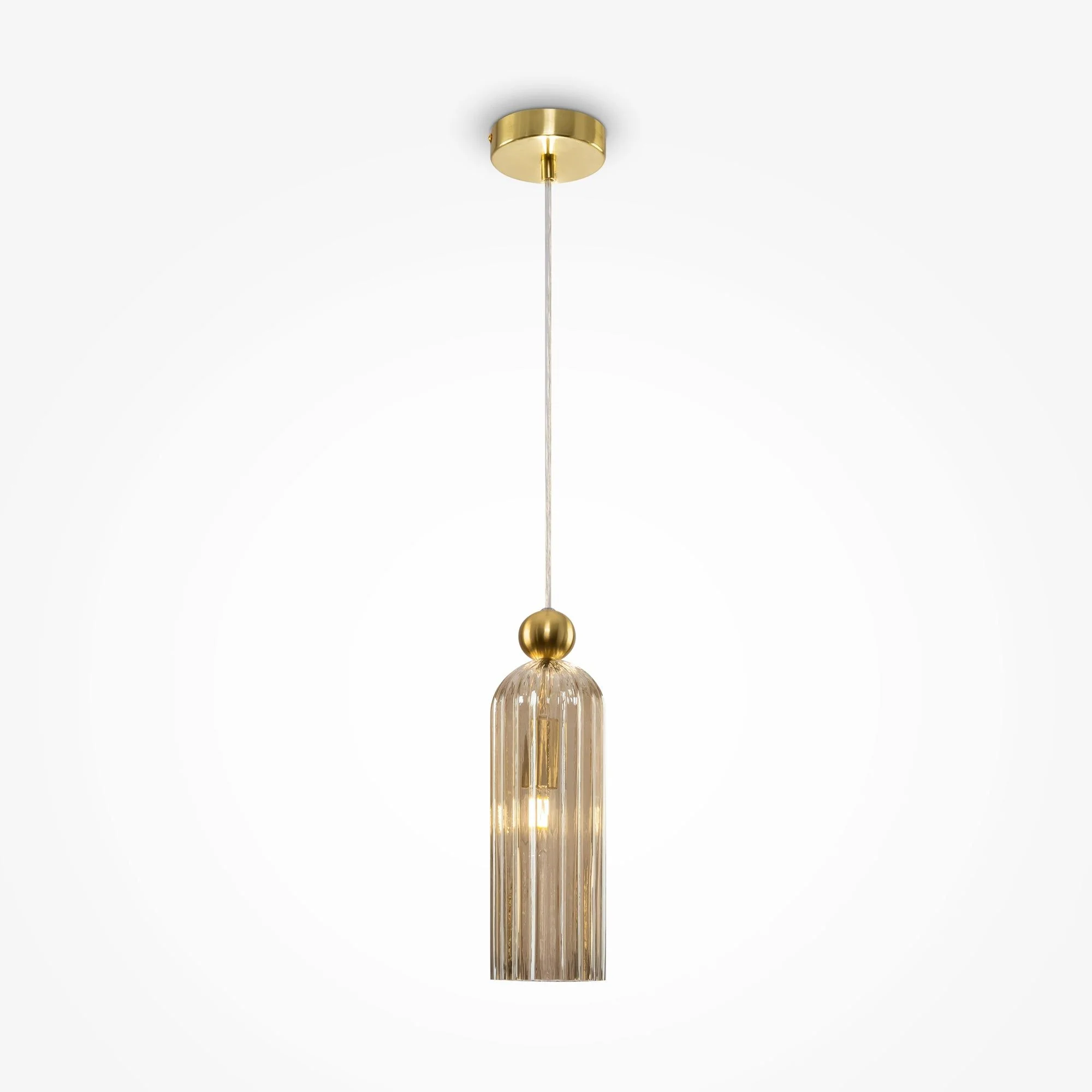 Antic Pendant Lamp - Brass & Grey/Brass & Cognac/Brass & White Finish - Image 6