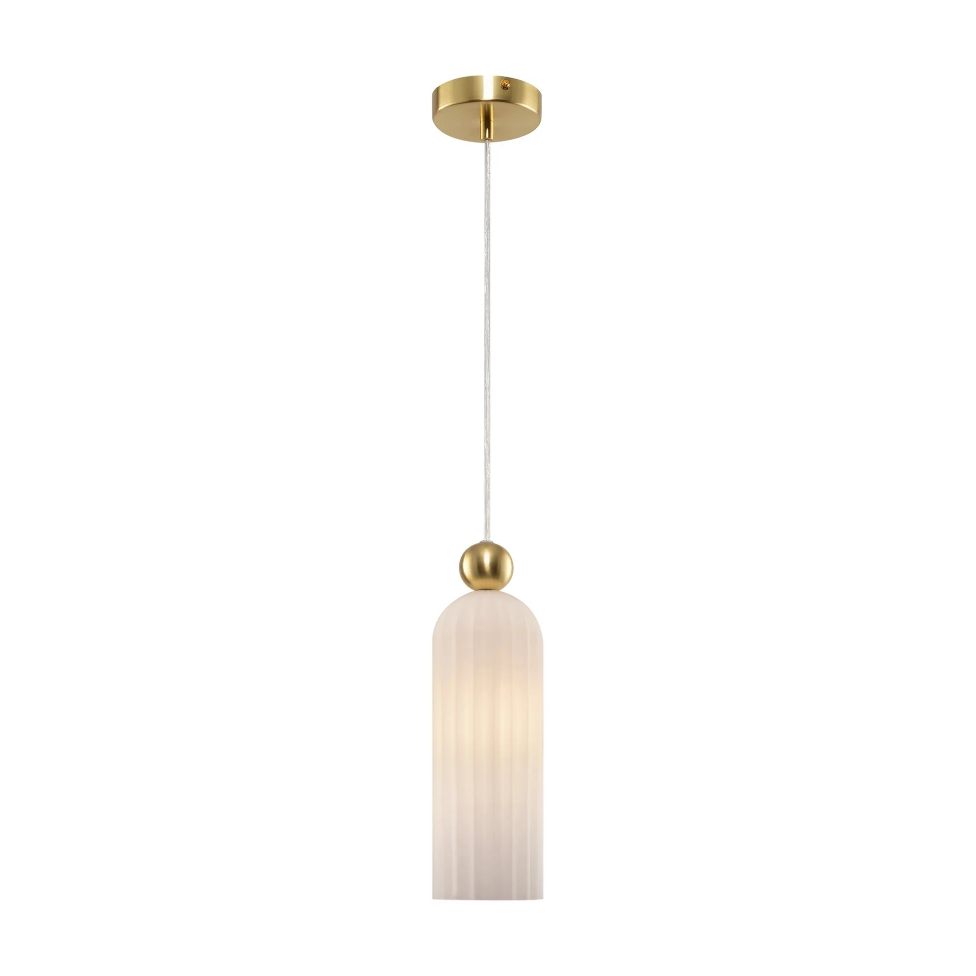 Antic Pendant Lamp - Brass & Grey/Brass & Cognac/Brass & White Finish - Image 7