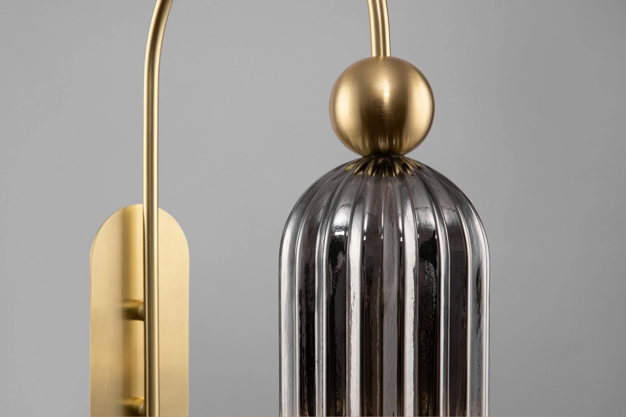 Antic Wall Lamp - Brass & Grey/Brass & Cognac/Brass & White Finish IP20 - Image 3