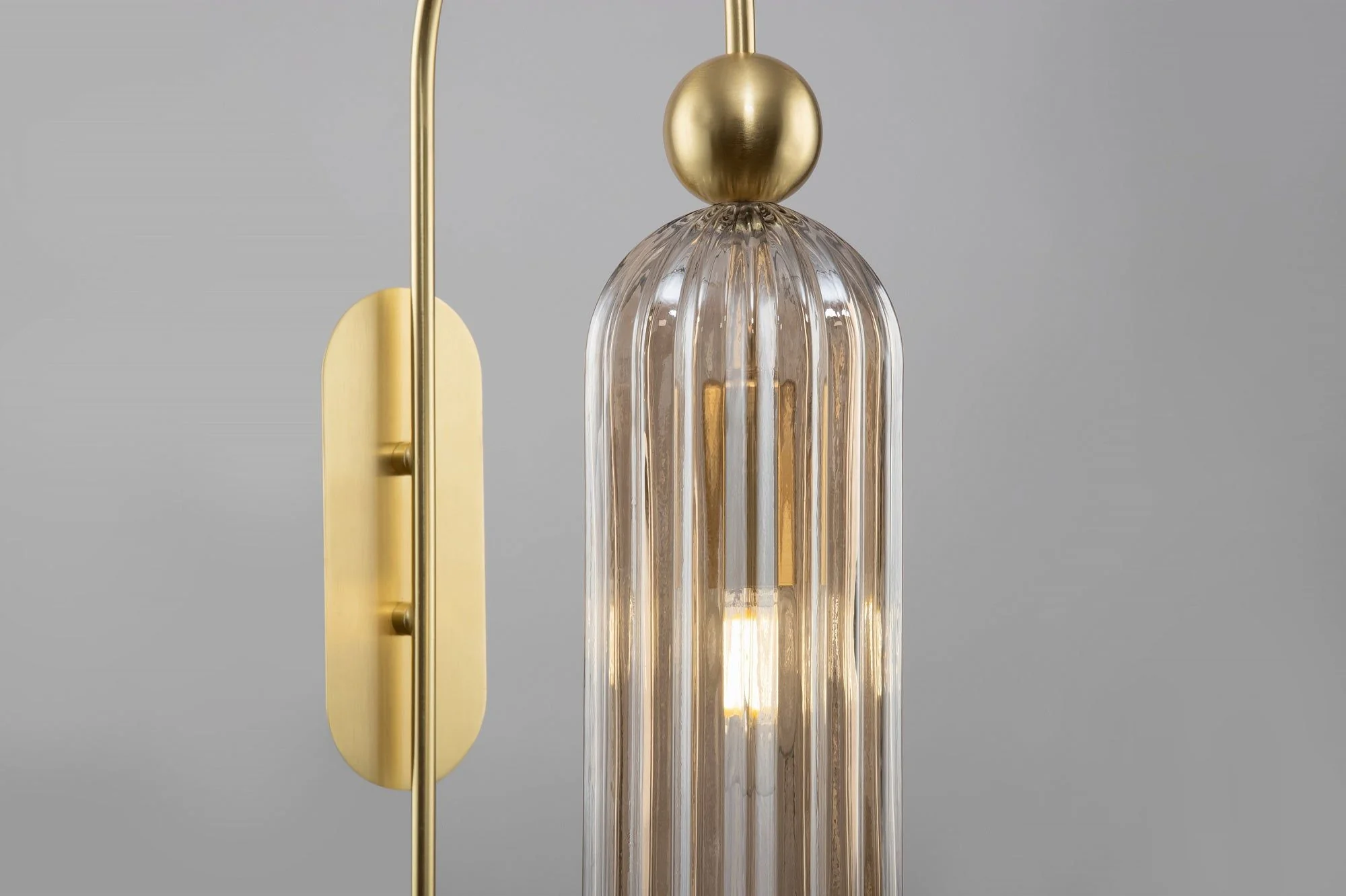 Antic Wall Lamp - Brass & Grey/Brass & Cognac/Brass & White Finish IP20 - Image 6