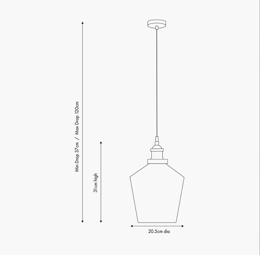 Emmanuelle Antique Pendant - Various Shades - Image 4