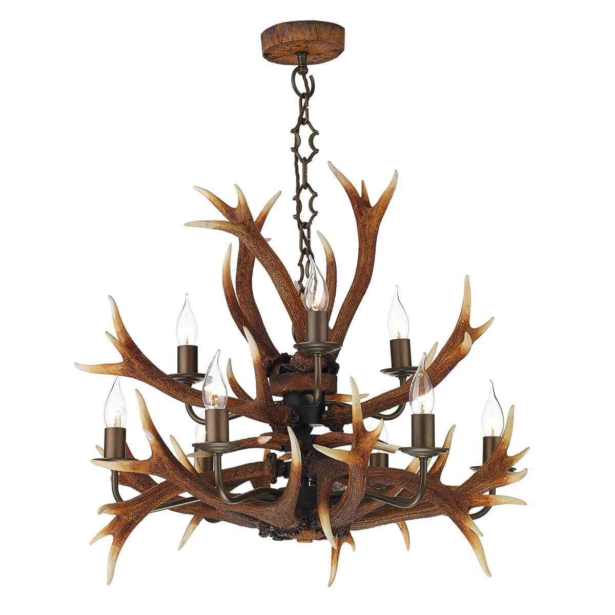Antler 8/9/17Lt Ceiling Light - Matt Bronze Finish - Image 5