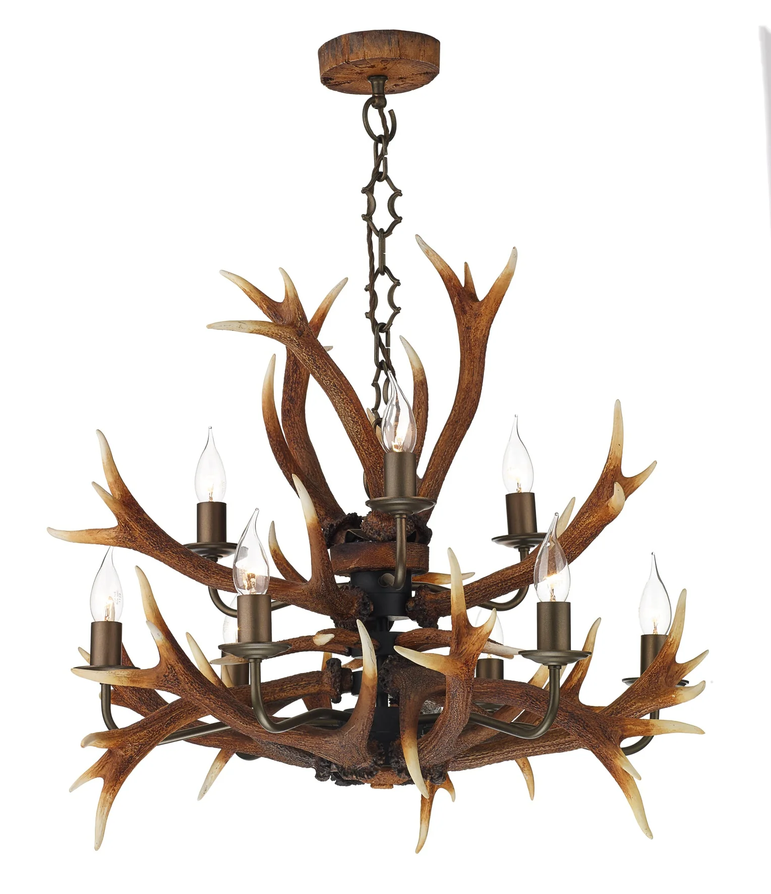 Antler 8/9/17Lt Ceiling Light - Matt Bronze Finish - Image 6