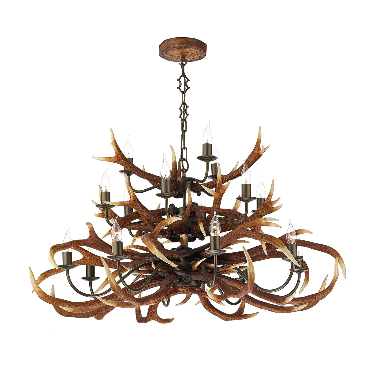 Antler 8/9/17Lt Ceiling Light - Matt Bronze Finish - Image 7