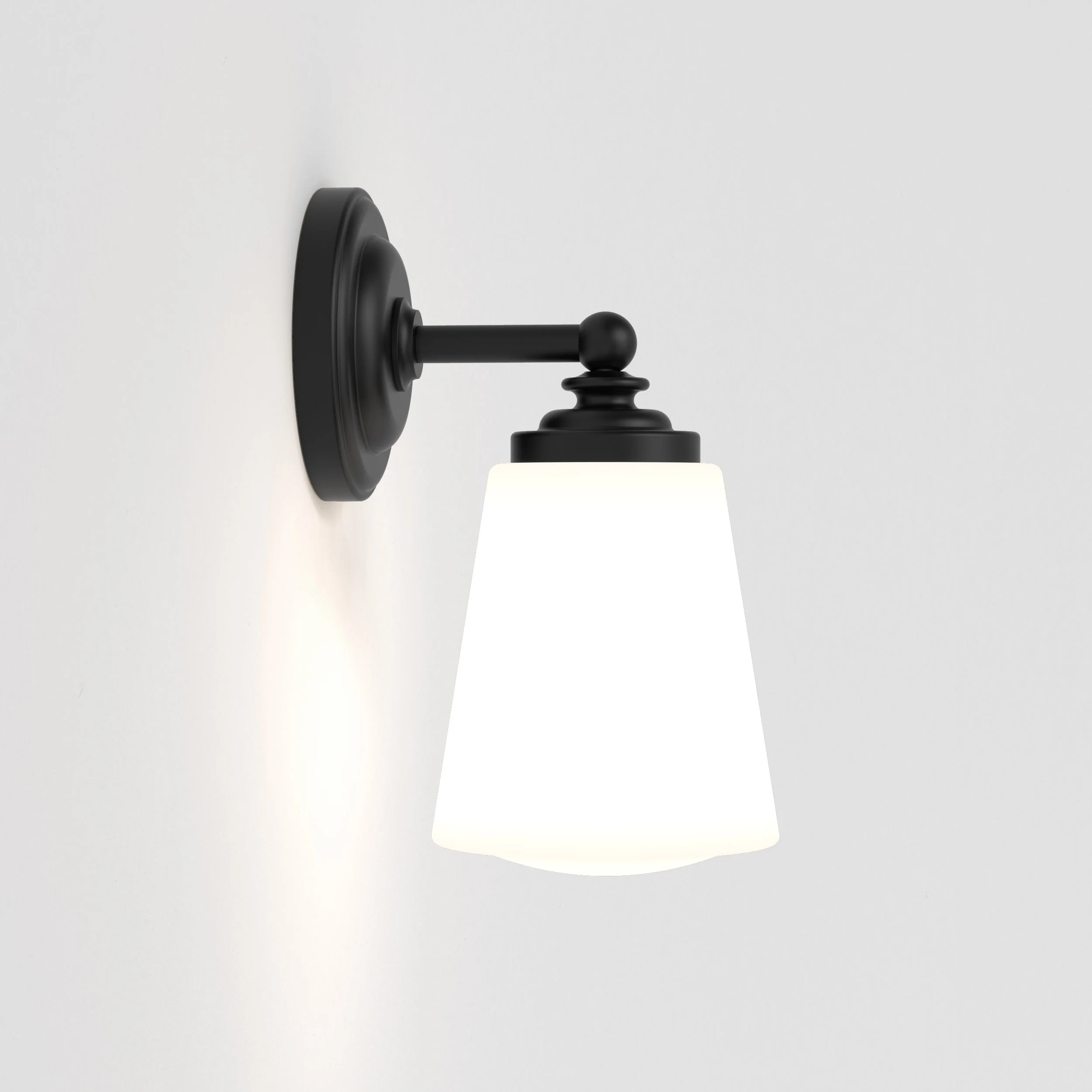 Anton Bathroom Wall Light In Various Finishes E14 IP44 - Image 14