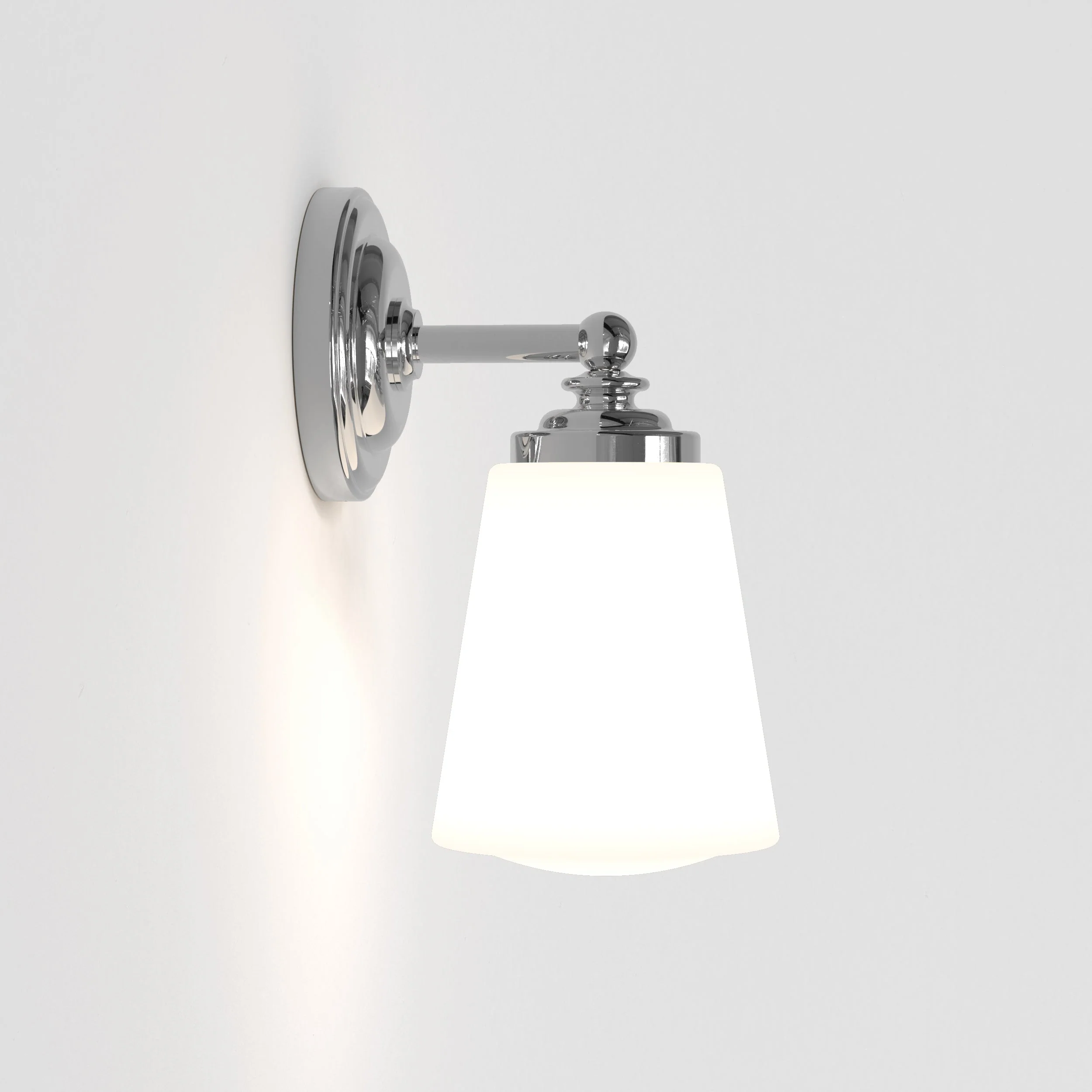 Anton Bathroom Wall Light In Various Finishes E14 IP44 - Image 4