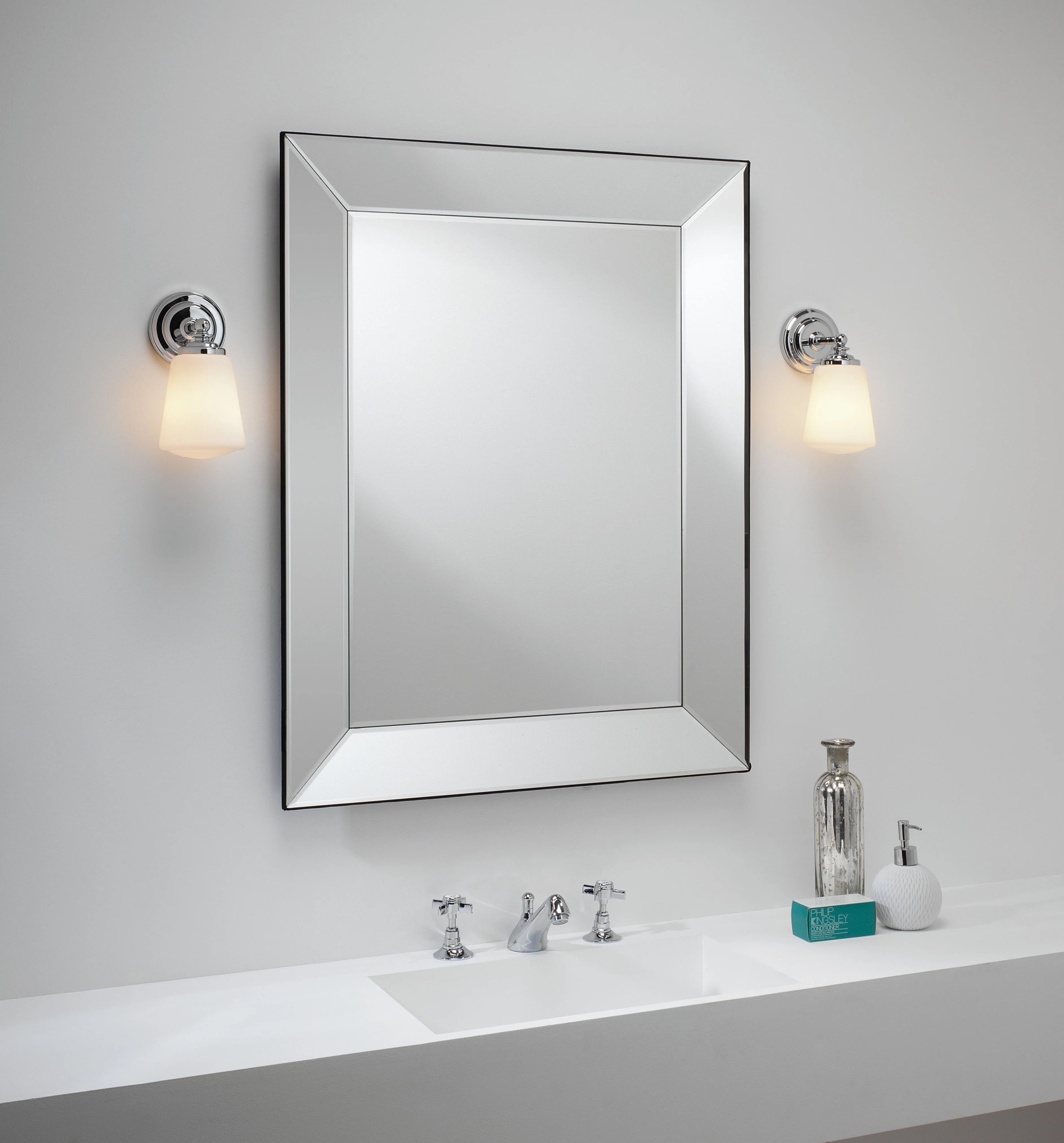 Anton Bathroom Wall Light In Various Finishes E14 IP44 - Image 6