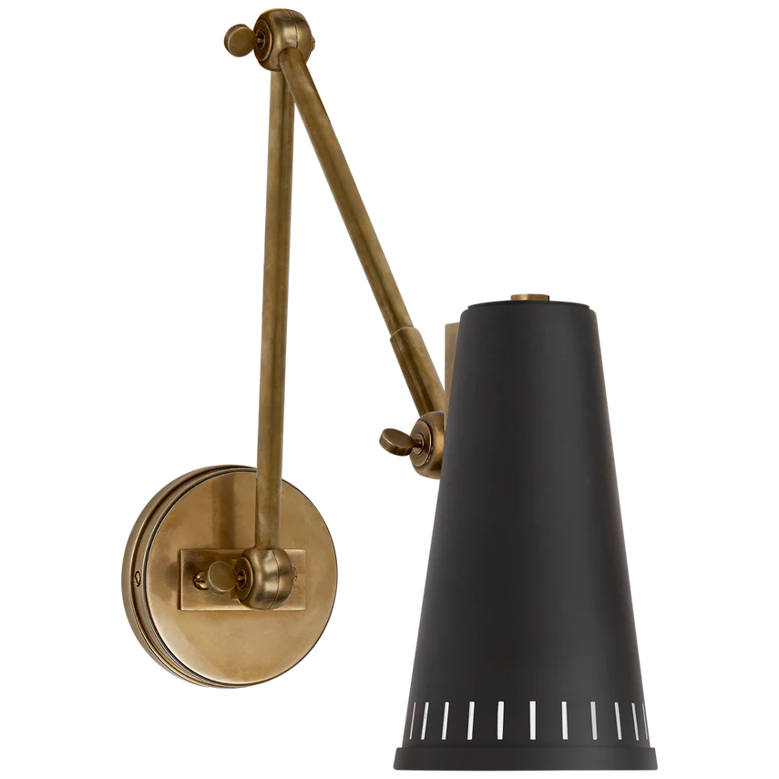 Antonio Adjustable Two Arm Wall Lamp - Image 2