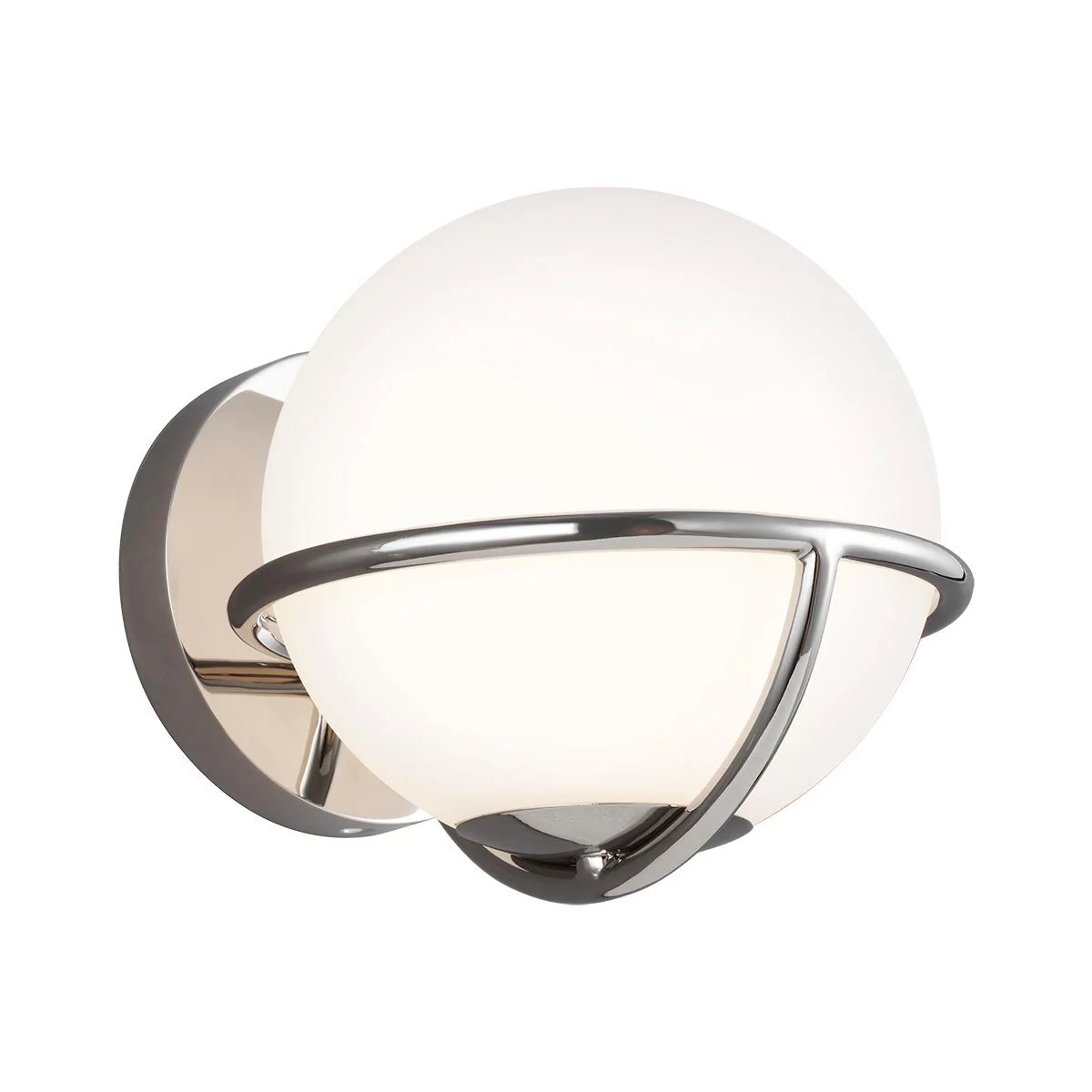 Apollo 1 Light Wall Light - Burnished Brass/Polished Nickel IP20 G9 - Image 2