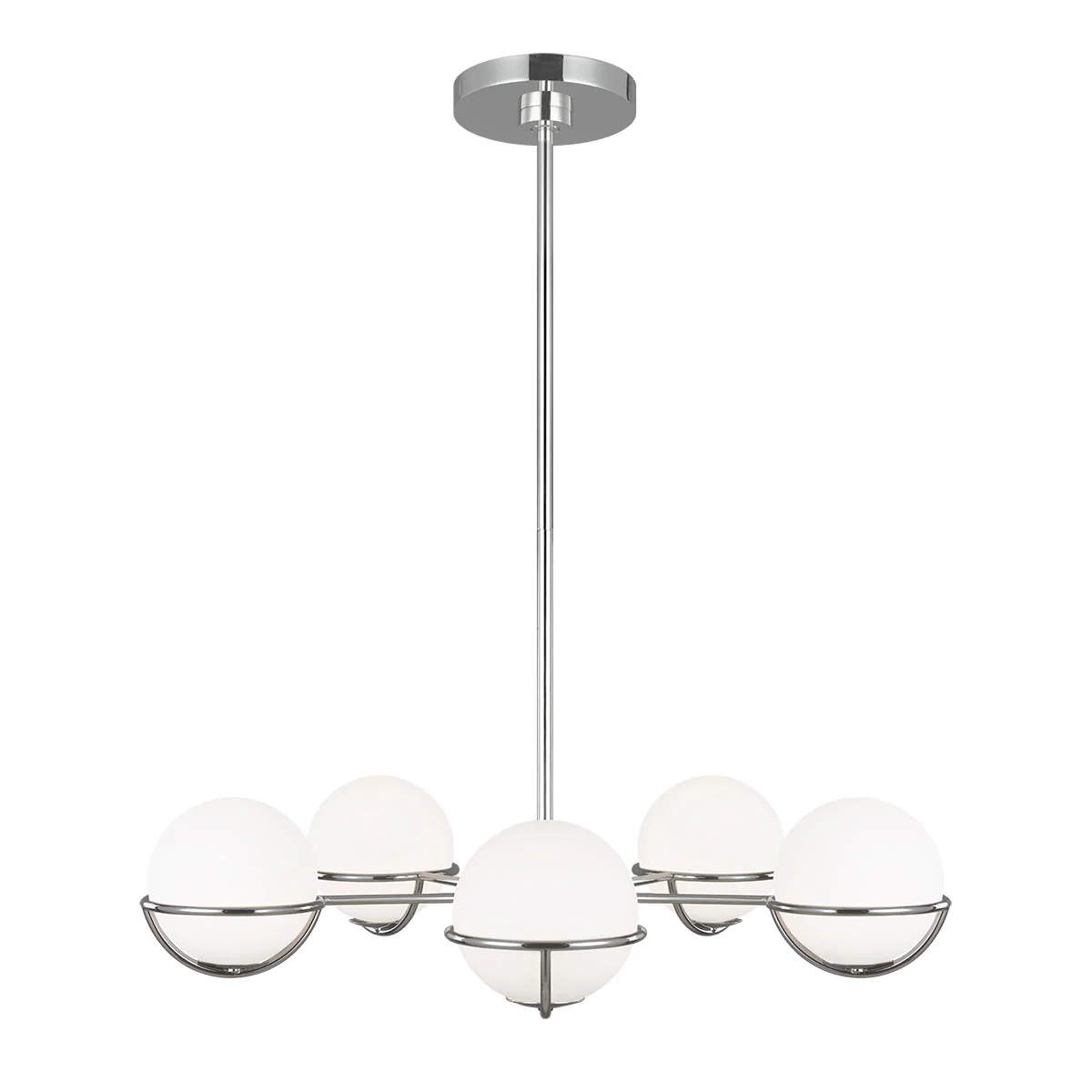 Apollo 5Lt Multi-Arm Pendant - Burnished Brass/Polished Nickel - Image 2