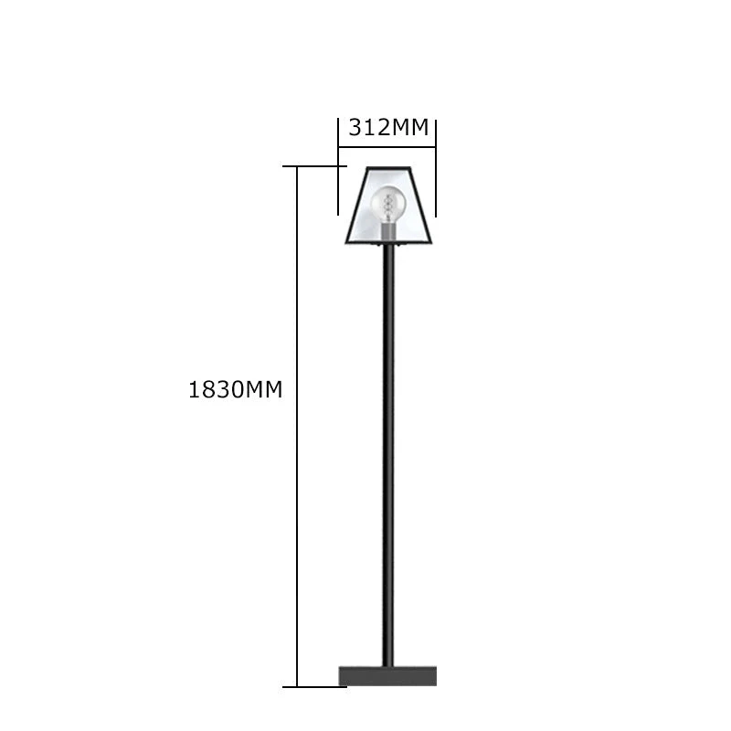 Apsley 1Lt 1.8/2.7m Lamp Post - Galvanised Steel - Image 14