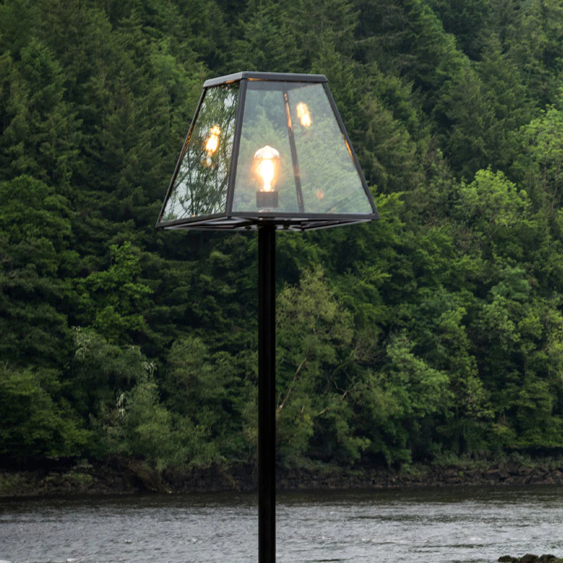 Apsley 1Lt 1.8/2.7m Lamp Post - Galvanised Steel - Image 3