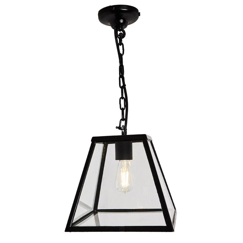 Apsley Contemporary 1Lt Outdoor Lantern - Galvanised Steel - Image 4