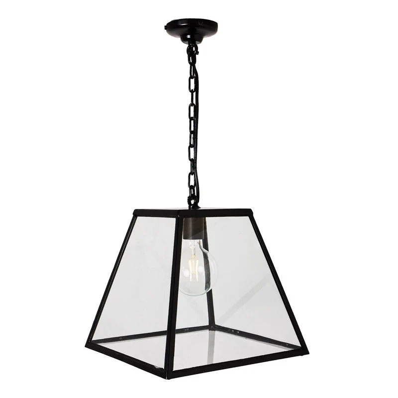 Apsley Contemporary 1Lt Outdoor Lantern - Galvanised Steel - Image 5