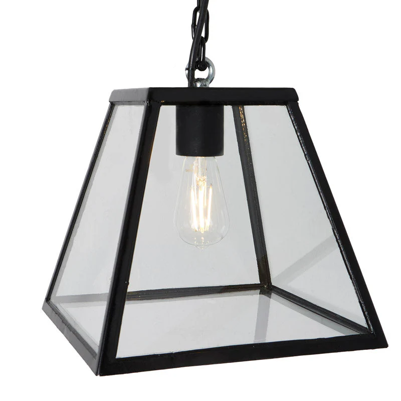 Apsley Contemporary 1Lt Outdoor Lantern - Galvanised Steel - Image 8