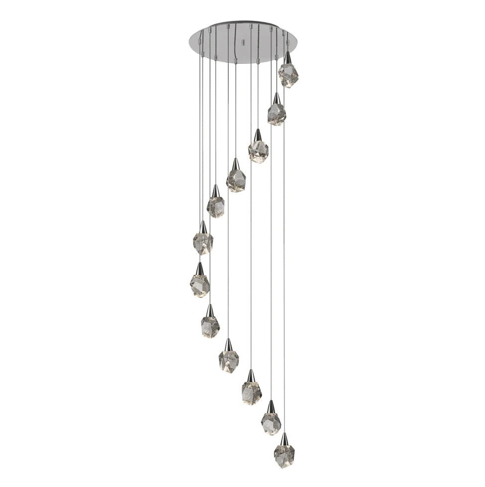 Aquaria Lamp 12 L, Matt Gold, Chrome - Image 2