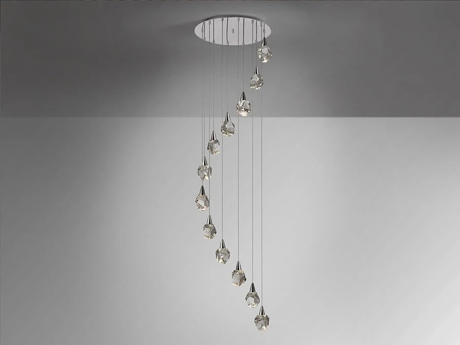 Aquaria Lamp 12 L, Matt Gold, Chrome - Image 3