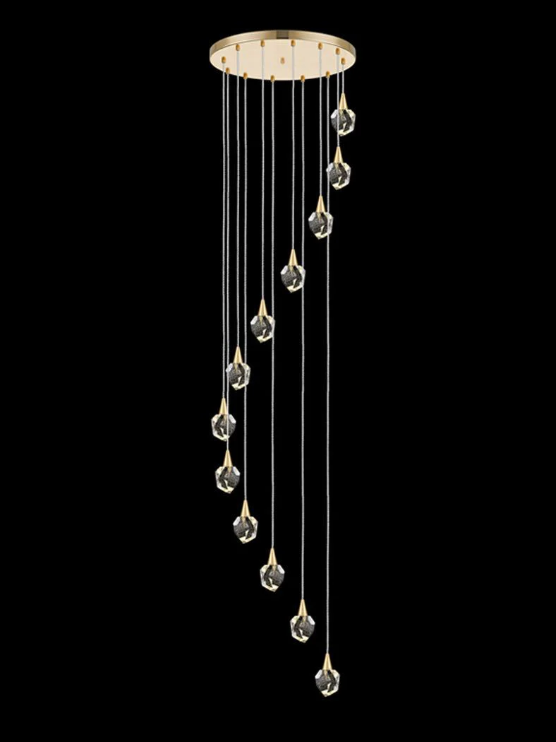 Aquaria Lamp 12 L, Matt Gold, Chrome - Image 5