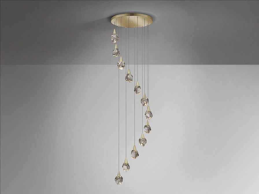 Aquaria Lamp 12 L, Matt Gold, Chrome - Image 7
