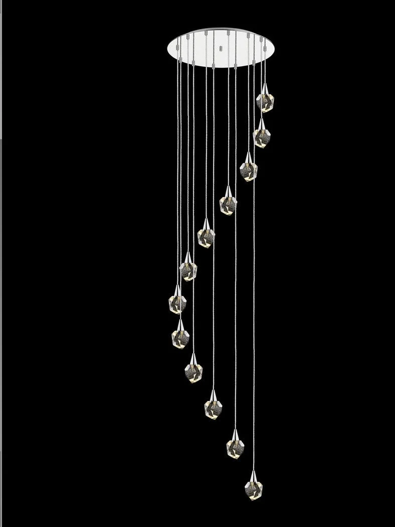 Aquaria Lamp 12 L, Matt Gold, Chrome - Image 8