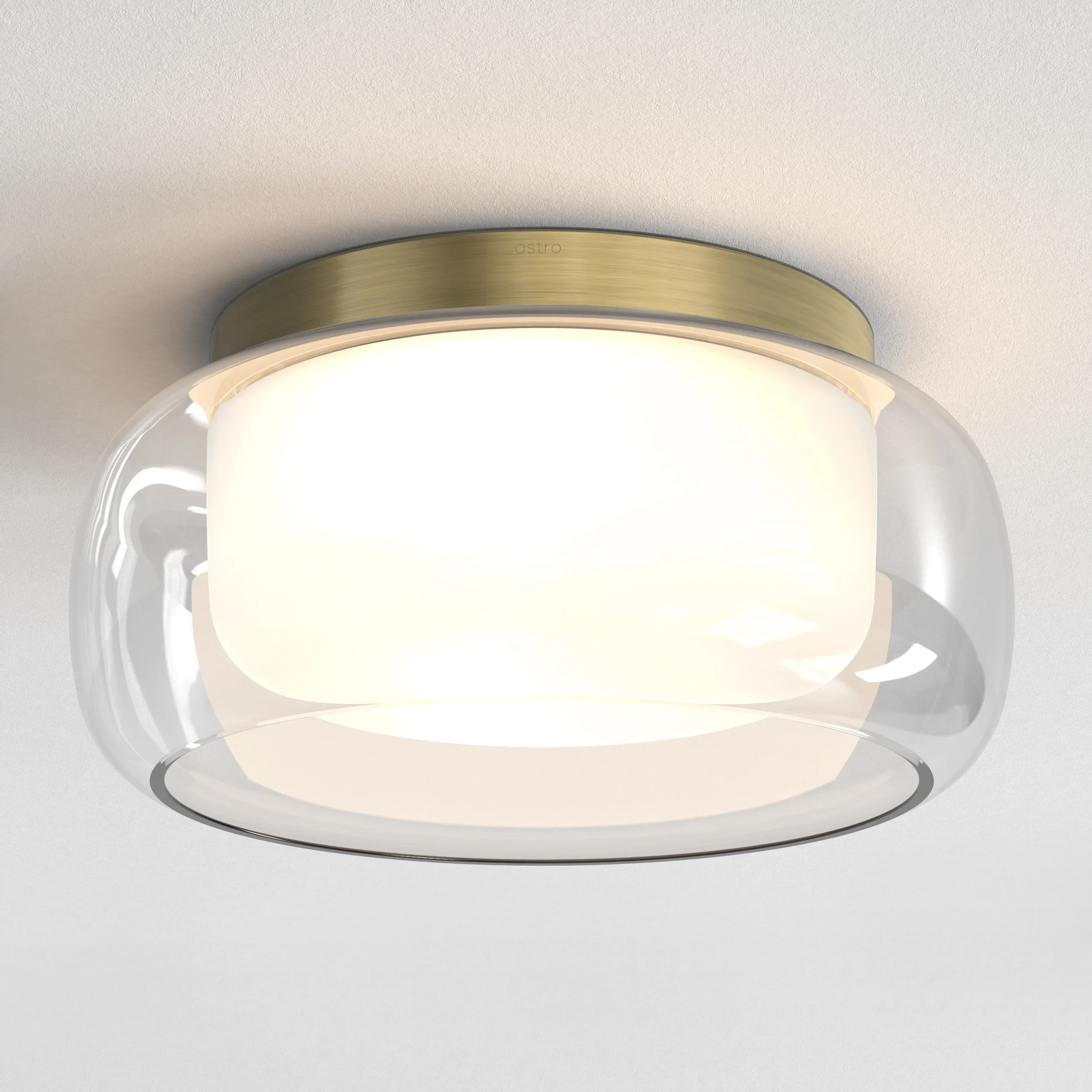 Aquina 240/360 Bathroom Ceiling Light- Matt Brushed Brass - Image 2