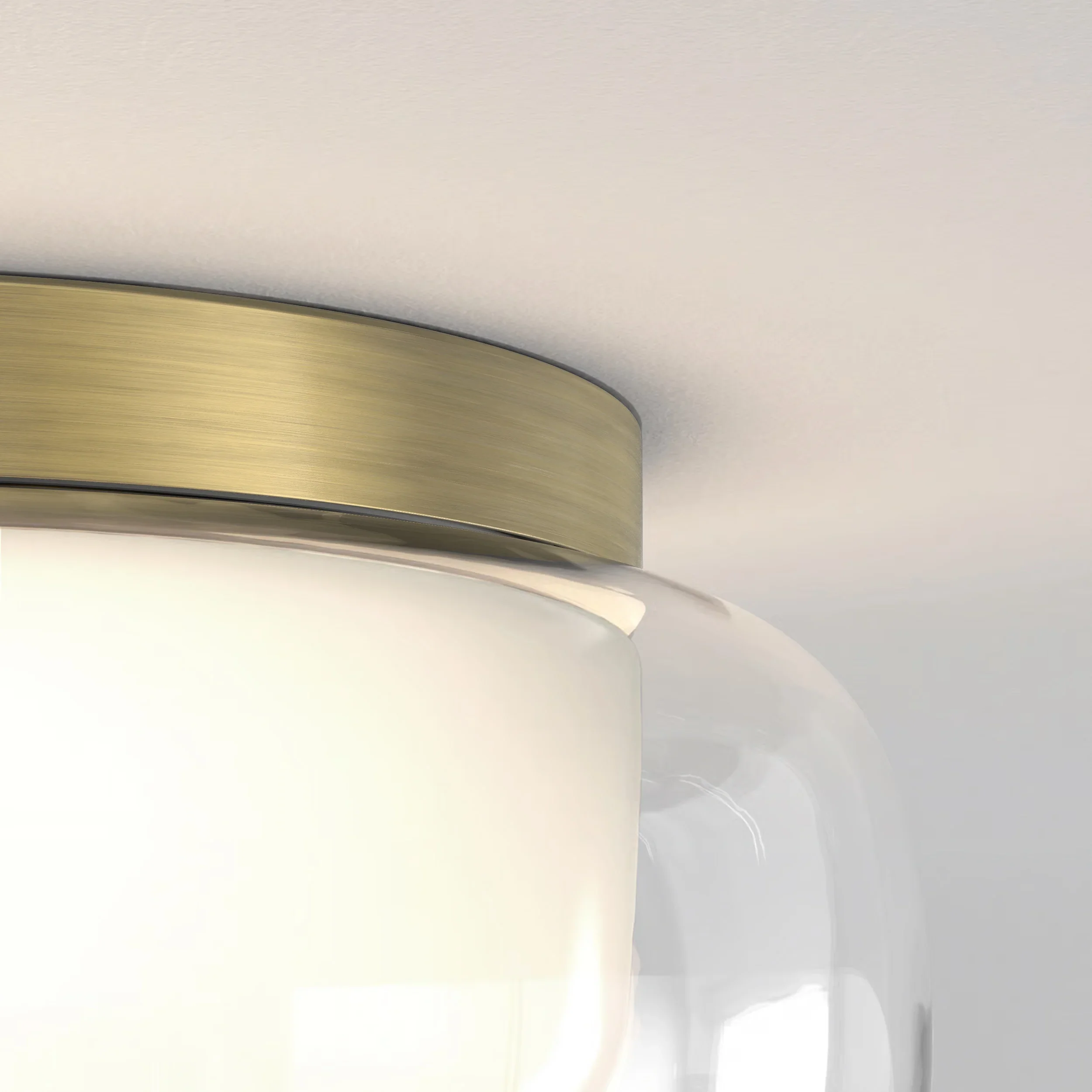 Aquina 240/360 Bathroom Ceiling Light- Matt Brushed Brass - Image 5