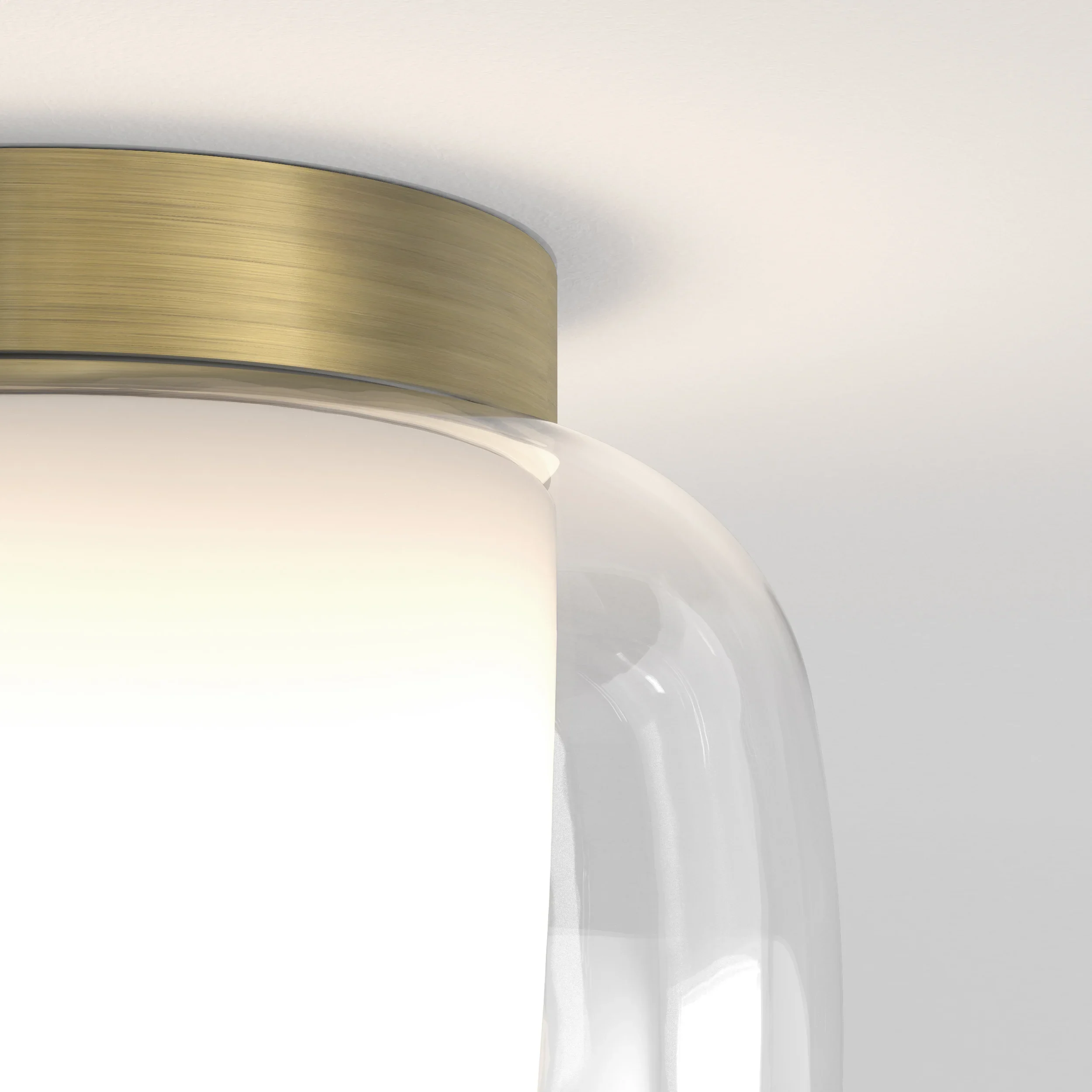 Aquina 240/360 Bathroom Ceiling Light- Matt Brushed Brass - Image 8